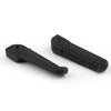 Suzuki GSXR 1000 600 750 Black Aluminum Rear Footrests (2001-2023)