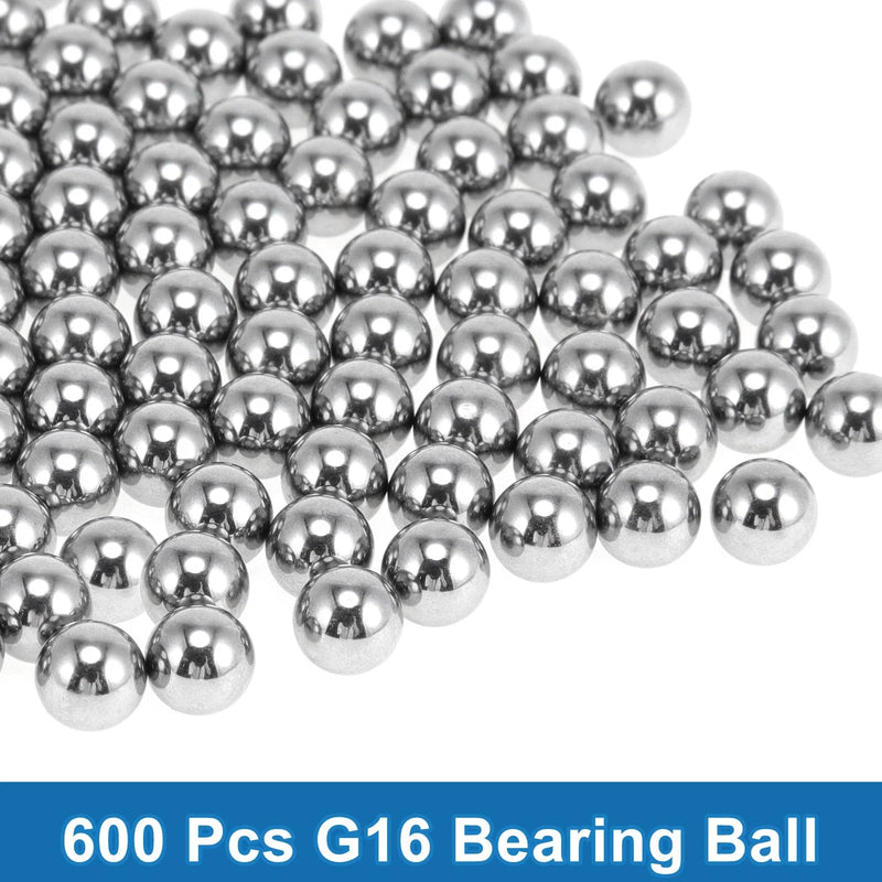 2mm Bearing Balls Steel G16 Precision Silver Tone 600 Pcs