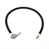 Pipe Air Inflator Hose Adapter 60cm Rubber Metal Cloth