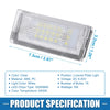 BMW 323i 328i E46 White LED License Plate Lights (1999-2000)