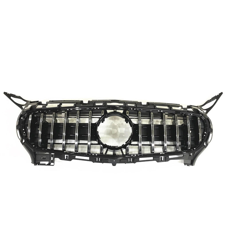 Mercedes Benz C190 R190 GT GTS Bumper Grille Body Kit Silver (2015-2016)