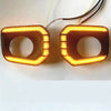 16-23 Toyota Tacoma LED DRL Turn Signal Lamp Fog Light Bezel (2016-2023)