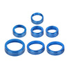 Bronco Sport 7PC Blue Center Console Audio Switch Knob Trim Ring (2021-)