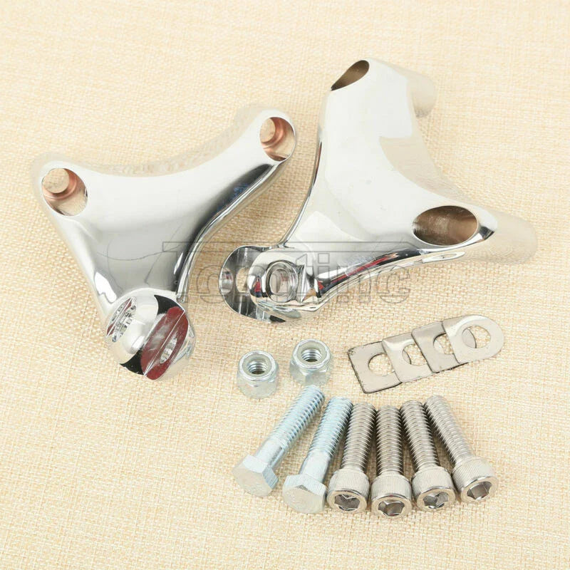 Harley Sportster XL883 XL1200N Passenger Foot Pegs (2004-2013)