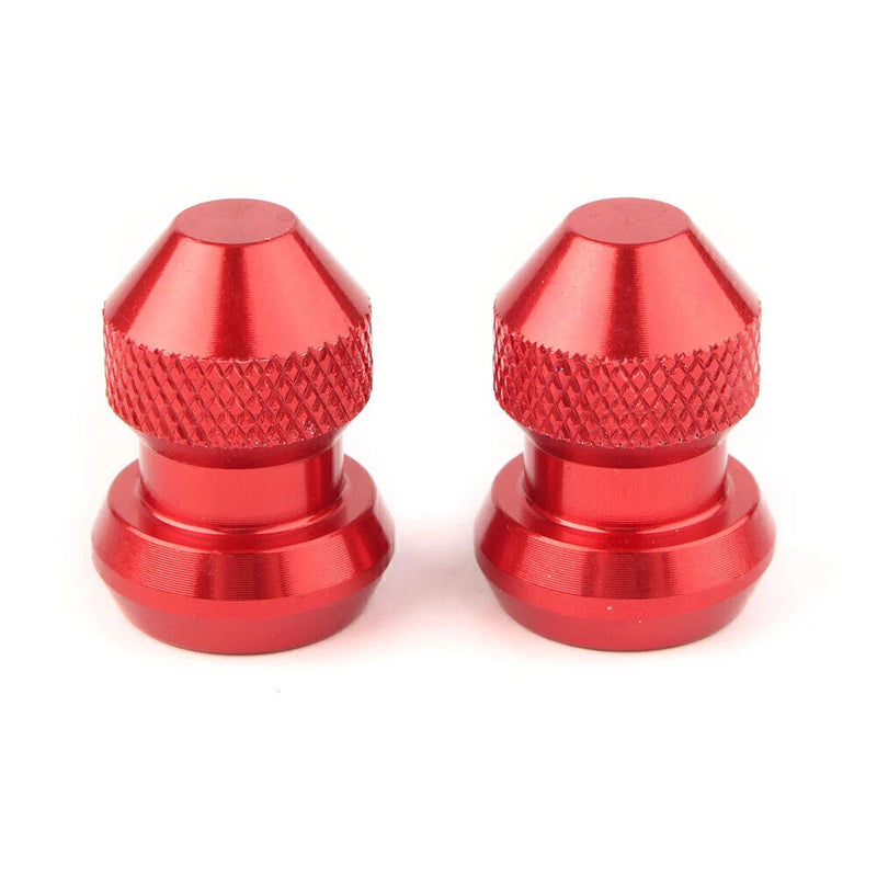 Car Auto Wheel Tire Accessories Red Valve Stems Dust Covers