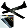 Skoda Kodiaq Black Rear Window Spoiler Side Trim Covers (2016-2020)