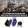 Motorcycle Anti-Theft Steel Wire Lock Disc Brake Wheel Lock Blue