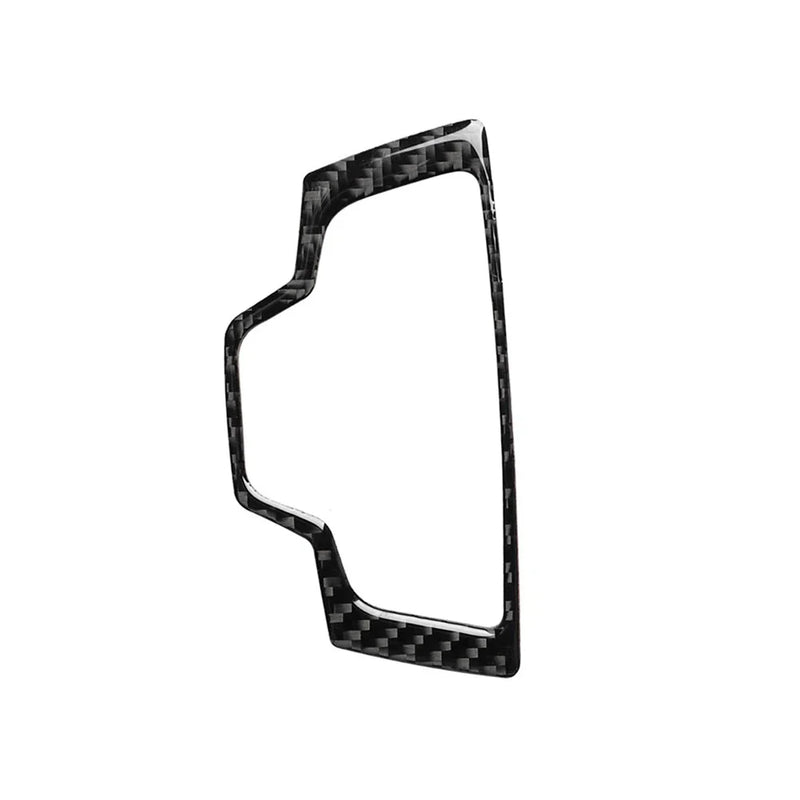 Audi A6 A7 Carbon Fiber Black Multimedia Knob Cover Trim (2012-2018)