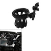Harley Street Glide Dyna Black Handlebar Mount Drink Cup Holder (2006-2023)