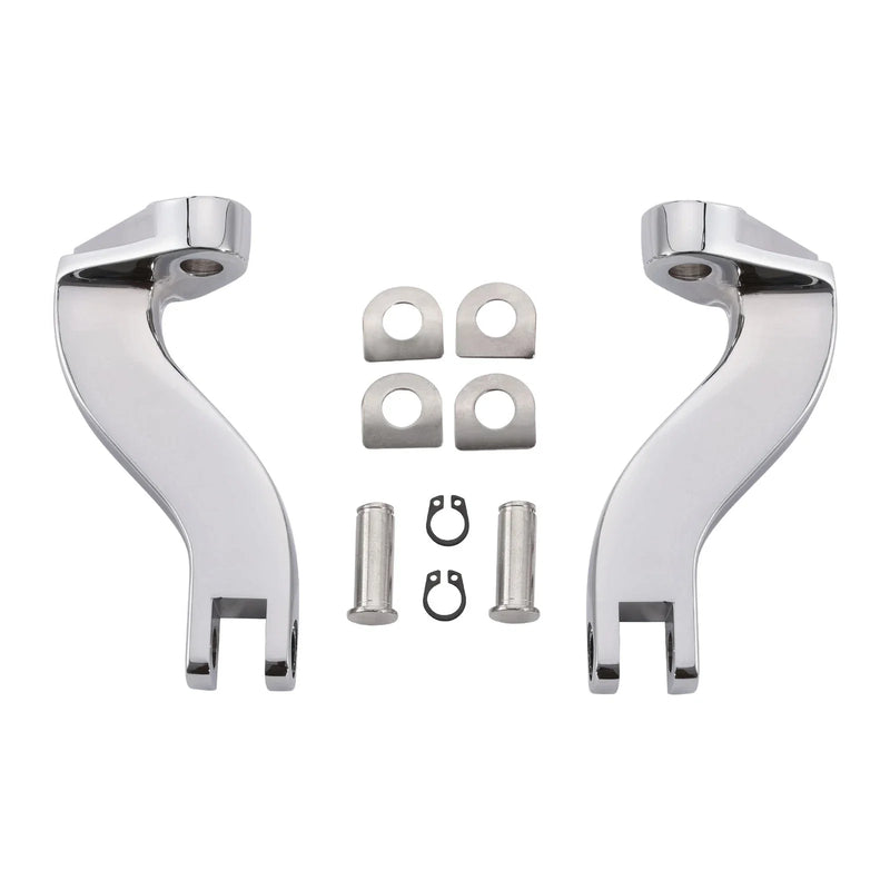 Harley Road Glide King Chrome Passenger Footpeg Mount Bracket (1993-2025)
