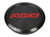 RAYS Volk Racing Center Cap / 4 x ZE40 TE37 Ultra Saga Sonic CE28 G25 BK/RD
