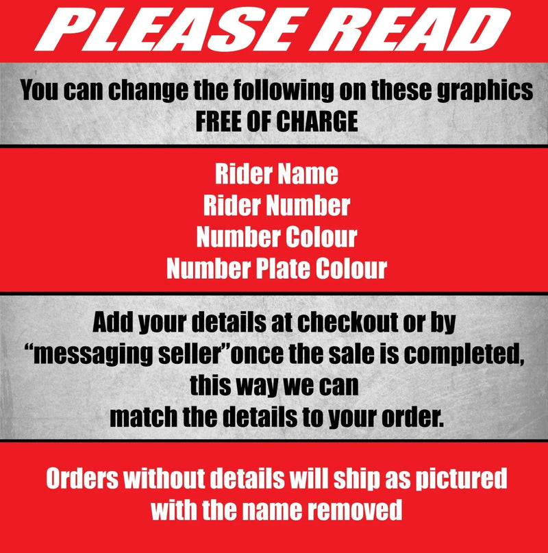 KTM SXF 450 Custom Graphics Full Kit (2023)