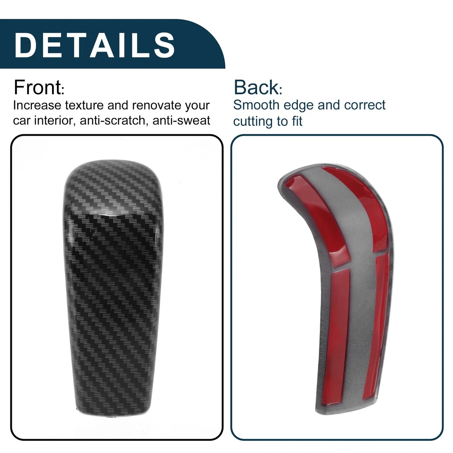 ABS Gear Shift Knob Cover for Toyota Land Cruiser Prado (2010-2017)