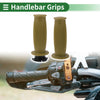 Motorcycle 7/8" Hand Grips Cover Kit Handlebar End Grips TPU Yellow
