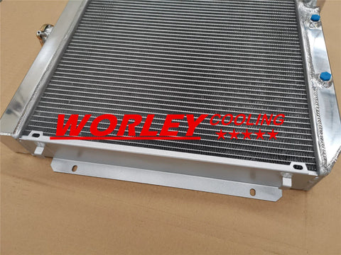 Ford Falcon XR XT XW XY Windsor 289 302 351 Aluminum Radiator & Fan (1966-1976)