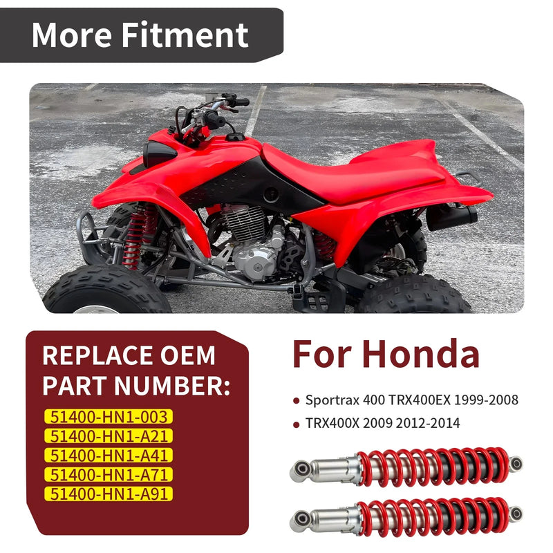 Honda Sportrax 400 TRX400EX 2x Front Shock Absorbers (2001–2008)