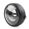 Motorcycle 5-3/4" Switchback White LED Halo DRL Angel Eye Headlight