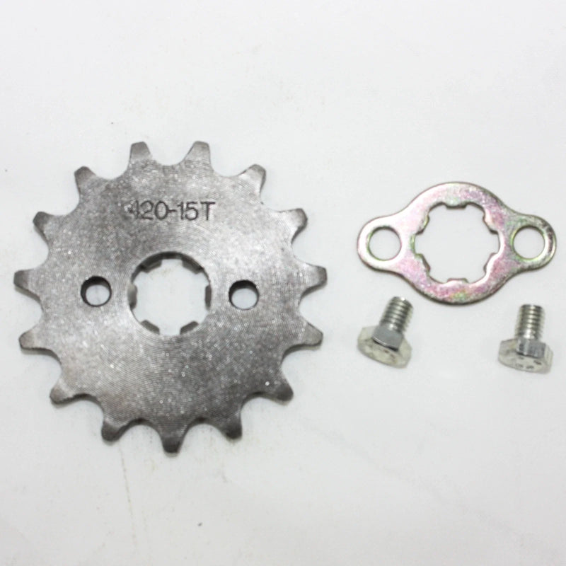 PIT TRAIL QUAD DIRT BIKE ATV BUGGY 15T 17mm Front Sprocket Cog