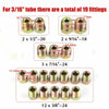 3/16 & 1/4 Tube Nuts Fitting Kit