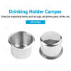 Marine Car Truck Camper RV Boat Stainless Steel Cup Holders