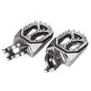 Kawasaki KX250 KX250F KX450F KLX450 Shark Teeth Racing Foot Pegs (2008-2015)