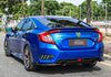 Honda Civic 4DR Sedan RS Blue Painted Spoiler Wing (2016-2021)
