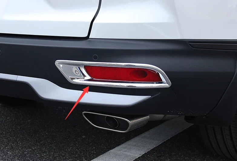 Honda CR-V 2020-2021 Chrome Rear Fog Light Lamp Cover Trim (2 x)