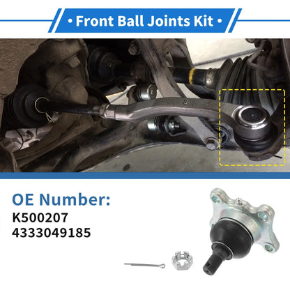 2 x Front Lower Ball Joints for Toyota 4Runner (1989-1996)