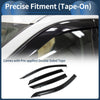 Hyundai Elantra 2021 Side Window Vent Visors Black Set Window Deflectors