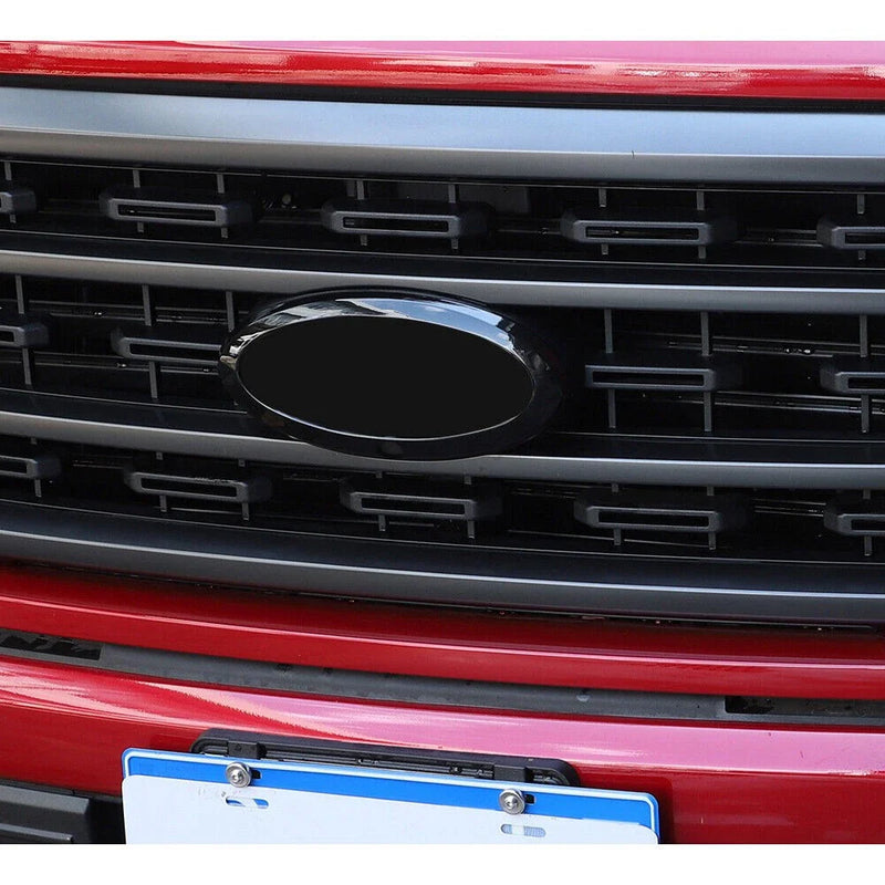 Ford F150 Gloss Black Front Logo Badge Ring Trim (2021-2022)