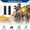 7/8" 22mm Hand Grip Covers Motorcycle Rubber Black