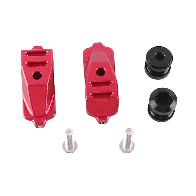 Honda CBR500 CNC Red Swingarm Spool Adapters (2014-2015)