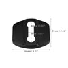 Nissan Infiniti Black 4pcs Door Lock Latches Covers Stainless Steel