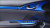 Honda Civic 32Pcs / Blue Interior Stickers Decals Cover (2016–2019)