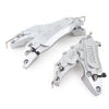 Universal Car Front & Rear Silver 4 x 3D Metal Brake Caliper Covers