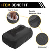 Chevrolet Microfiber Leather With Zipper Black Console Lid Armrest Cover