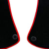 Ferrari Roma with Leather & Red Trim Black Floor Mats