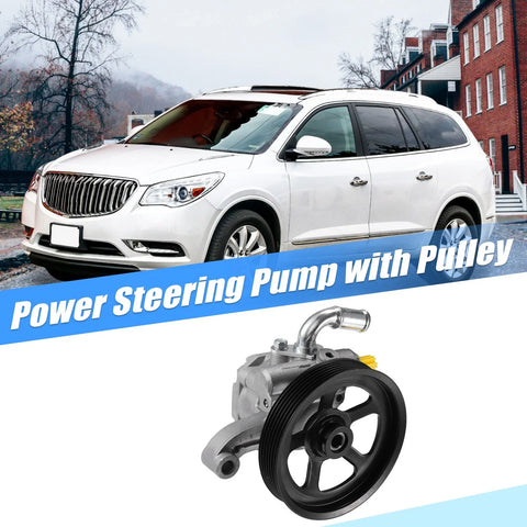 Chevy Traverse 1 Pcs Power Steering Pump with Pulley (2009–2017)