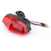 Universal Motorcycle 12V Red Tail Light (2023)