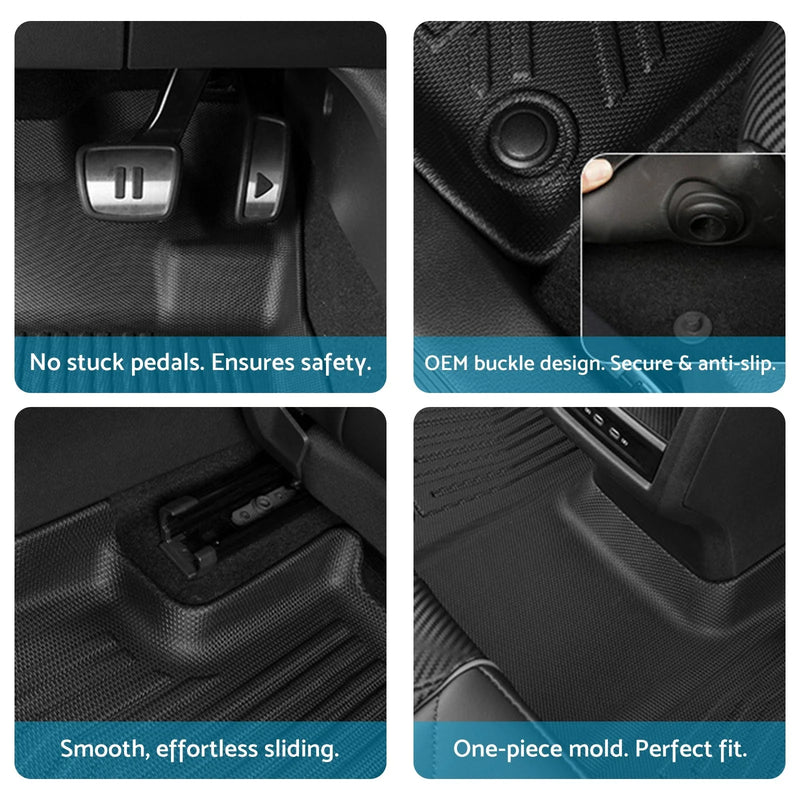 Nissan X-Trail TPE Car Floor Mat Boot Liner Set (2022-On)