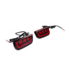 Honda Civic (2016-2021) Red Rear Bumper Reflector Tail Lights