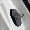 Carbon Fiber Car Door Lock Protective Cover Anti Rust Cushion