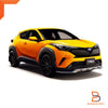 Toyota C-HR 2017-2020 Wheel Arch TRD Style Matte Black Fender Flares