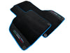 Lamborghini Huracan with Light Blue Trim Black Floor Mats (2014-2023)