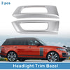 Land Rover Range Rover Sport Front Left & Right Headlight Trim Bezels (2006-2013)