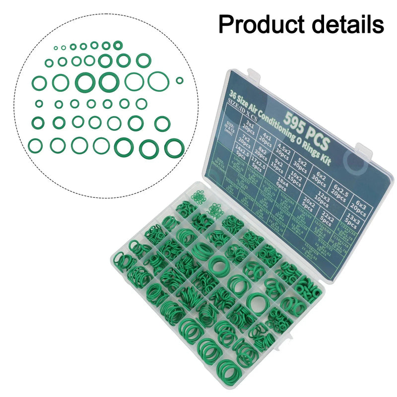 Car Repair Needs O-Ring 595pcs, 36 Sizes
