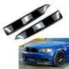 BMW 1 Series E82 E88 Front Bumper Side Spoiler Lip Protector (08-13)
