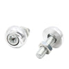 Car Motorcycle 5pcs Aluminum Alloy License Plate Bolt Screw Nuts