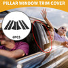 Honda CR-V (2012-2016) Black 6 x Car Pillar Window Trim Covers