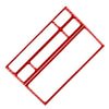 BMW 3 Series Carbon Fiber Red Console Radio CD Panel Cover Trim (1991-1999)